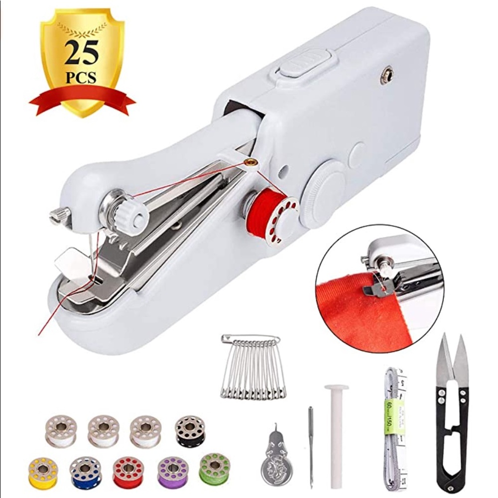 Handheld sewing machine
